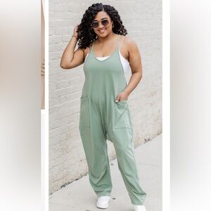 Pink Lily Sage Green Camisole